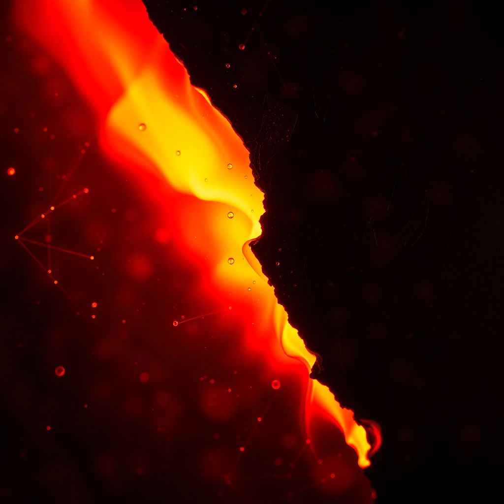 어두운 배경에서 밝은 청록색으로 빛나는 정교한 지문 패턴이 중앙에 선명하게 표시된 생체 인증 또는 신원 확인을 상징하는 매크로 클로즈업 사진