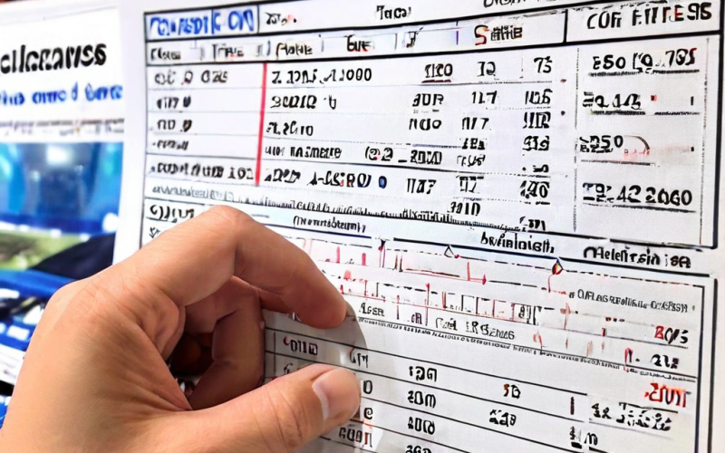 축구 경기 분석 보고서에서 '클리어런스' 통계 항목을 손가락으로 가리키며, 팀의 수비 성과를 평가하는 중요한 지표를 강조하는 모습을 담은 이미지입니다.