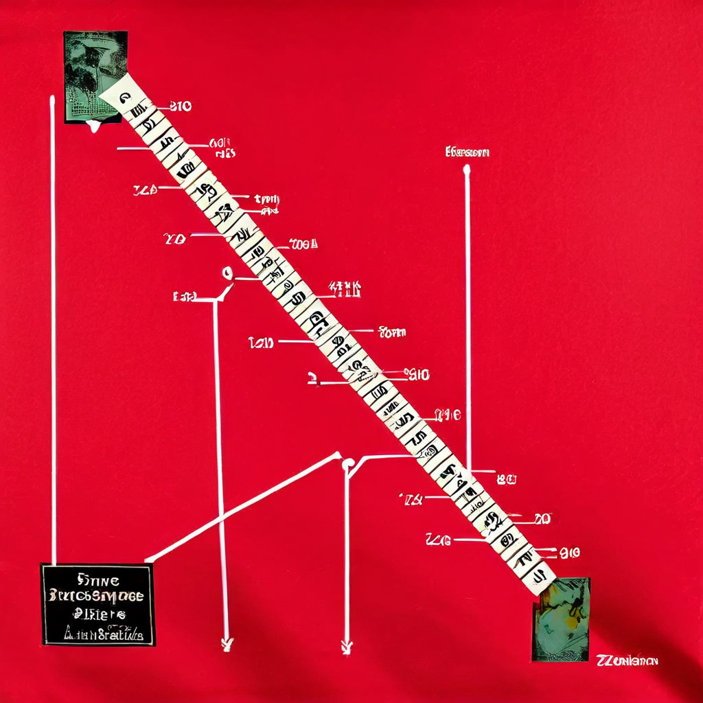 증상 진단'이라는 제목의 의료 차트에서 도박 행동 경로를 따라 초록색 영역에서 빨간색 영역으로 진행하는 빨간색 화살표가 문제 심각성의 증가를 시각적으로 나타냅니다.