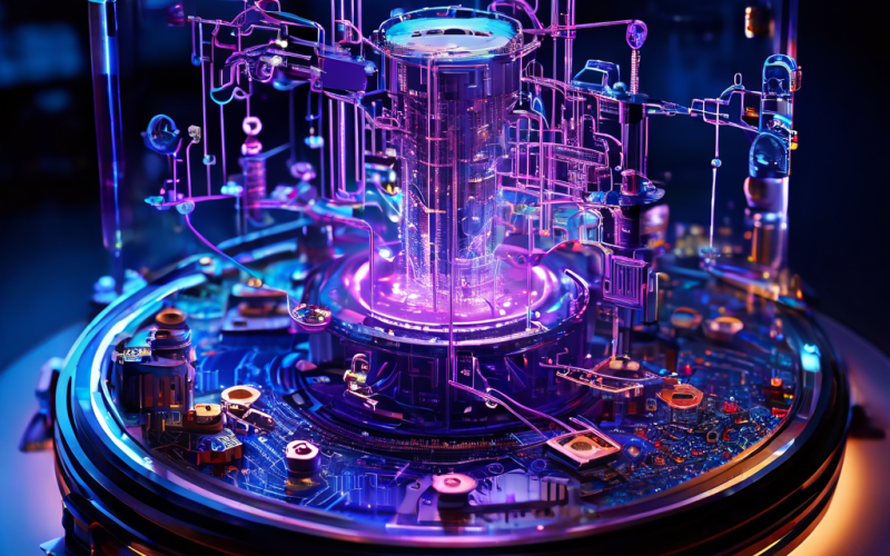 데이터 분석에서 단일 데이터 포인트가 정밀하게 분해되어 내부의 복잡한 구조와 숨겨진 패턴을 드러내는 과정을 상징적으로 표현한 이미지입니다.