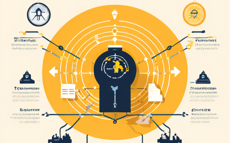 원금 보호 메커니즘과 조건부 수익 창출 구조를 연결한 화살표로 설명하는 투자 상품 운용 원리 인포그래픽입니다.